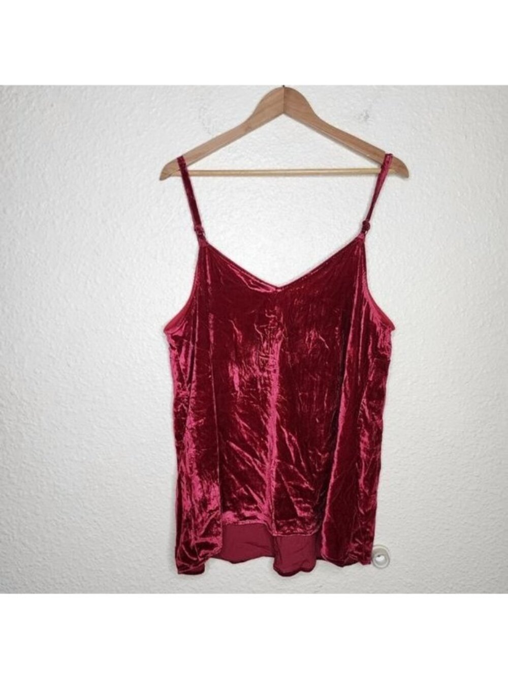 Torrid Velvet Swing Cami in Red New With Tags Women's Plus Size 2X (18-20)
